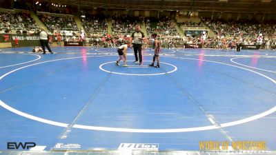 73 lbs Consi Of 32 #2 - Logan De Guzman, Monster Garage vs Braiden Baldwin, Moen Wrestling Academy