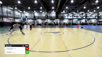 125A lbs Quarterfinal - Joshua Vazquez, Cory Clark Wrestling vs Luke Reitter, Council Rock South