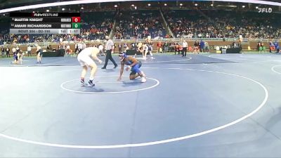 D2-190 lbs Semifinal - Martin Knight, North Branch HS vs Amari Richardson, Warren Woods-Tower HS