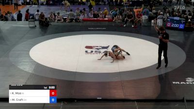 100 lbs Quarters - Kendall Moe, IN vs Makennah Craft, OH