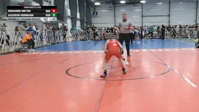 76 lbs Round 2 - 10:30am Friday - Jackson Hermann, Backyard Brawlers vs Benjamin Meyer, Mile High