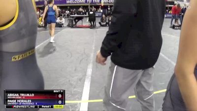 117 lbs Quarters & 1st Wb (16 Team) - Kylie Bustos, William Penn vs Alicia Frank, University Of Providence