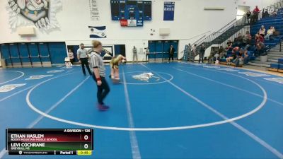 126 lbs Cons. Round 3 - Ethan Haslem, Rocky Mountain Middle School vs Levi Cochrane, Greybull MS