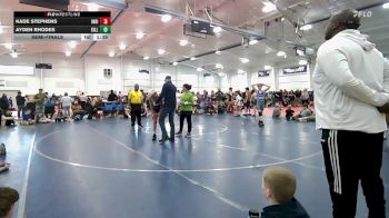 133 lbs 3rd Place - Isaac Bustamante, Indiana Outlaws-MS vs Evan Ulrich, West Virginia Wild-MS