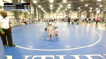160 lbs Round Of 32 - Cody Hamilton, TNWC Silver Fox vs Mason Horwat, Micky's Maniacs Blue