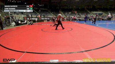 70 lbs Round Of 16 - Maven Saferite, The St James Academy vs Luke Taussig, Greater Heights Wrestling
