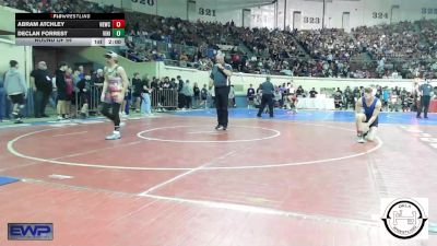 120 lbs Round Of 64 - Abram Atchley, Newcastle Wrestling vs Declan Forrest, Vinita Kids Wrestling