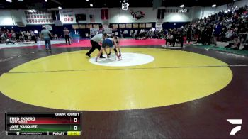 157 lbs Champ. Round 1 - Jose Vasquez, Banning vs Fred Ekberg, Santa Monica