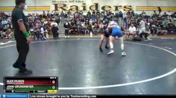 170 lbs Champ. Round 2 - John Grundmeyer, Norco vs Alex Munoz, Valencia/Valencia