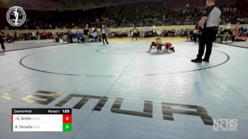 6A - 100 lbs Quarterfinal - Kylee Smith, MOORE vs Alina Peralta, BROKEN ARROW