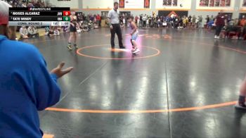 82 lbs Cons. Round 2 - Moses Alcaraz, Junior Warrior Wrestling vs Tate Windy, Hawkeye Wrestling Academy
