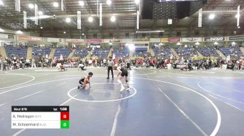 113 lbs Semifinal - Andrew Pedregon, Skyview Wolverines WC vs Max Schoenhard, Black Hills Wr Ac