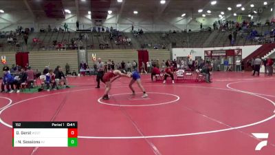 152 lbs Cons. Round 6 - Noah Sessions, Kankakee Valley vs Dieter Gerst, Elite Athletic