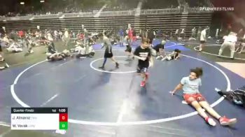 50 lbs Quarterfinal - Jair Almaraz, Trailblazer WC vs William Vavak, LSRV Mat Rats