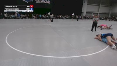 135 lbs Champ. Rd Of 32 - Cameron Beck, Missouri vs Saige McCleery, Mat Demon Wrestling Club