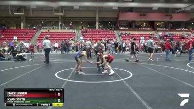 70 lbs Cons. Round 5 - Kyan Smith, Maize Wrestling Club vs Mack Unger, Lincoln Squires