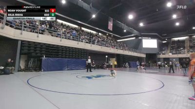 62 lbs Quarterfinal - Noah Vought, Nescopeck vs Julia Risha, Monroe Township
