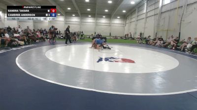 207 lbs Sandra Takara, Nebraska vs Cambree Anderson, North Dakota Gold