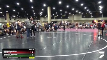 138 lbs 2nd Wrestleback (32 Team) - Murk Romano, Indy WC vs Samuel Brown, BRAWL Silver