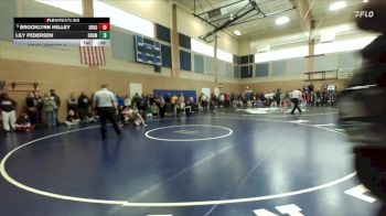 125lbs Cons. Round 7 - Lily Pedersen, Enumclaw (Girls) vs BrookLynn Kelley, Southridge (Girls)