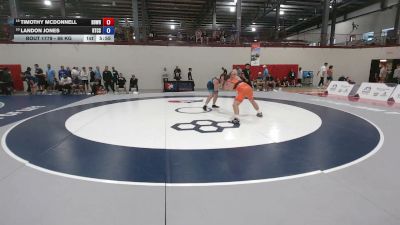 86 kg Cons. Quarters - Timothy McDonnell, Beaver Dam Wrestling Regional Training Center vs Landon Jones, Regional Training Center South
