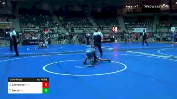 52 lbs Semifinal - Joseph Cervantes, Dethrone vs Tanner Baxter, Ioc