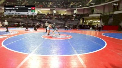 190-1A Champ. Round 1 - Leeson Allen, Toombs County vs JACK HOVER, Elbert County