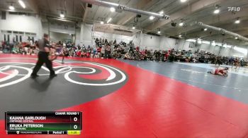 120 lbs Champ. Round 1 - Kaiana Garlough, Cheyenne Central vs Eruka Peterson, Walsenburg