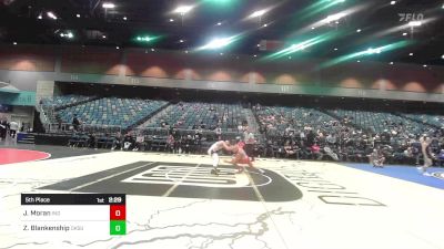 125 lbs 5th Place - Jacob Moran, Indiana vs Zach Blankenship, Oklahoma State