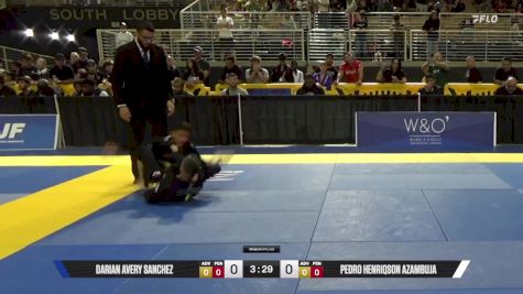 Pedro Henriqson Azambuja vs Darian Avery Sanchez 2025 Pan Kids Jiu-Jitsu IBJJF Championship