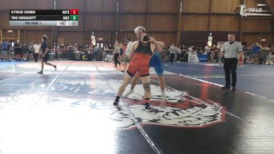 185 lbs Rr Rnd 1 - Cyrus Jones, Metro West United vs Tre Driggett, Brevard Fca