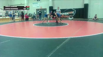 Girls 105 lbs Round 2 - Grace Carmona, Wabaunsee vs Zariah Gutierrez, Horton