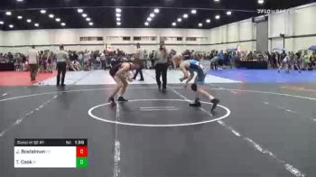 126 lbs Consolation - Jacob Bostelman, CO vs Timothy Cook, RI