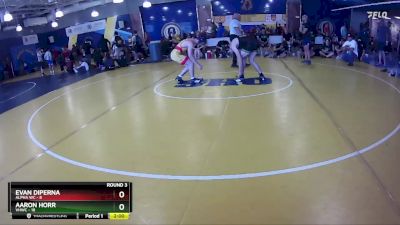 138 lbs Round 3 (8 Team) - Evan DiPerna, Alpha WC vs Aaron Horr, VHWC