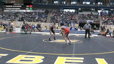 120 lbs Champ. Round 2 - Kadham Alghanemi, Lafayette vs Jaxson Mayberry, Union County