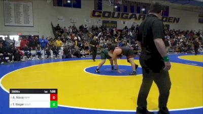 288 lbs Semifinal - Anthony Nava, Toppenish (WA) vs Trayvn Boger, South Summit (UT)