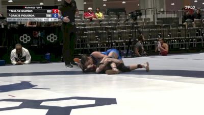 Senior Women Freestyle FS - 53 lbs Champ. Round 2 - Taylor Whiting, Wisconsin vs Gracie Figueroa, Titan Mercury Wrestling Club (TMWC)
