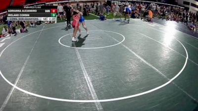 135 lbs Cons. Sub-quarters - Adrianna Alejandro, Hawaii vs Ireland Corbin