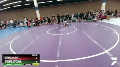 56 lbs Cons. Round 1 - Ezekiel Olsen, Best Trained Wrestling vs Gabriel Tantillo, Warrior Trained Wrestling