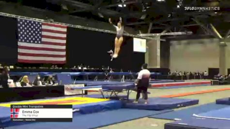 Emma Cox - Double Mini Trampoline, The Flip Shop - 2021 USA Gymnastics Championships