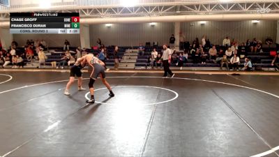 157 lbs Cons. Round 2 - Chase Groff, Concordia (Neb.) vs Francisco Duran, Midland (Neb.)