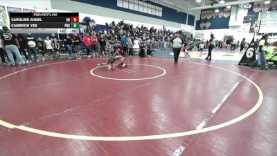 54 lbs Champ. Round 1 - Caroline Angel, Reign WC vs Cameron Yee, Pounders Wrestling Club