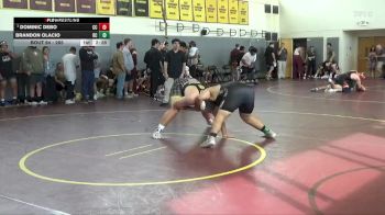 285 lbs Champ. Round 1 - Dominic DeBo, Chabot College vs Brandon Olacio, Delta College