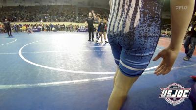 120 lbs Consi Of 8 #2 - Haolong Cai, Best Trained vs Makylan Stanley, Blaine County Grapplers