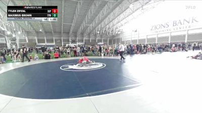76 lbs Cons. Round 2 - Maximus Brown, Team Prestige Wrestling vs Tyler Zifzal, Suples