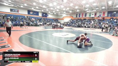 133 lbs Cons. Round 3 - Jackson Rustad, University Of Chicago vs Javin Douglas, Ozarks