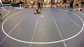115 lbs Champ. Round 5 - Evan Boesch, Pinnacle vs Michael Reiner, Waconia Wrestling Club
