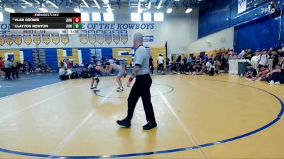 106 lbs 3rd Place Match - Vlad Drown, Brevard FCA vs Clayton Newton, Camden County Outsiders