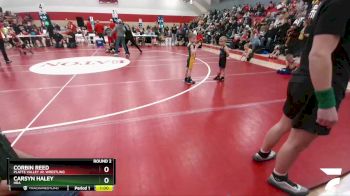 35-38 lbs Round 2 - Corbin Reed, Platte Valley Jr. Wrestling vs Carsyn Haley, HRA