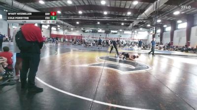 129 lbs Semis & Wb - Wyatt Kitzmiller, Cow Valley vs Cole Forsythe, Steller Trained Bacara